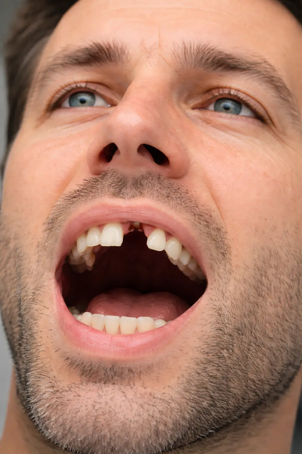 Missing anterior tooth